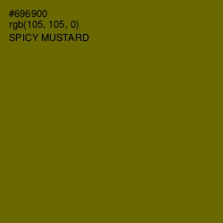 #696900 - Spicy Mustard Color Image